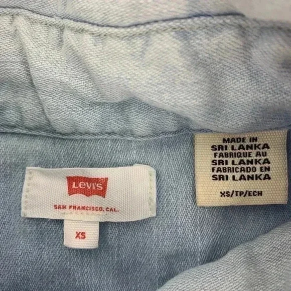 Levi’s sleeveless lightweight chambray Maddie vest - Picture 5 of 12